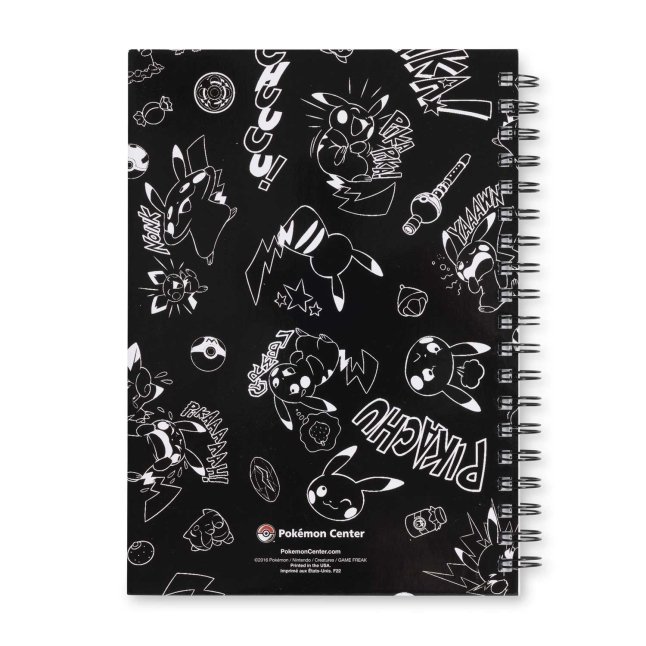 Pikachu Comic-Style Spiral Notebook (200 Pages)