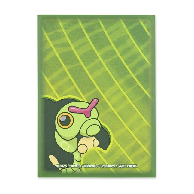 Pokémon TCG: Caterpie Munch Time Card Sleeves (65 Sleeves)