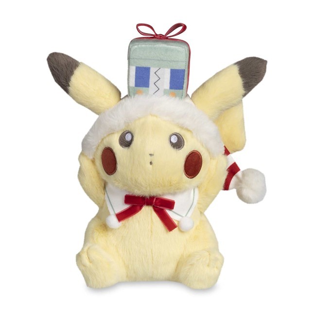 Pikachu Pokémon Holiday Wishes Plush - 10 In.