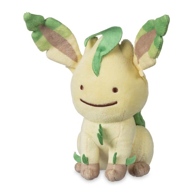 Ditto As Leafeon Plush - 7 ½ In.