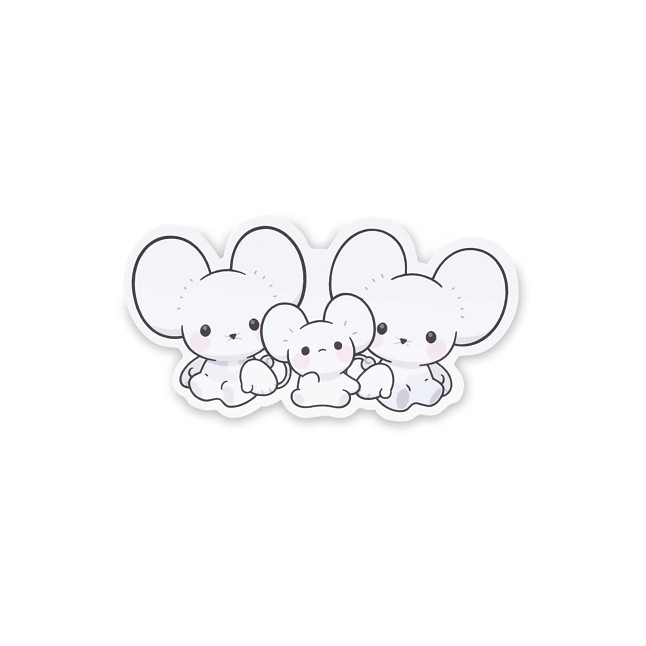 Tandemaus Stickers (3-Pack)