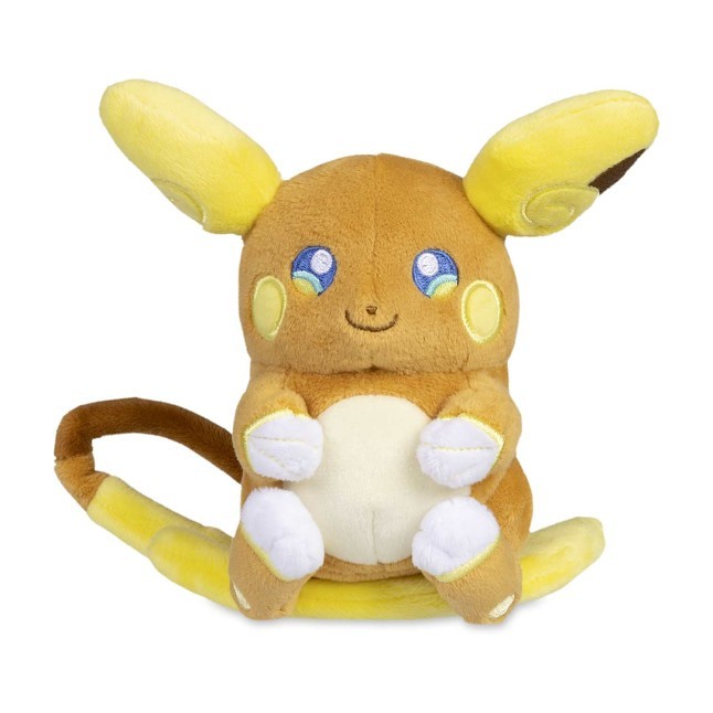 Alolan Raichu Sitting Cuties Plush - 6 In.