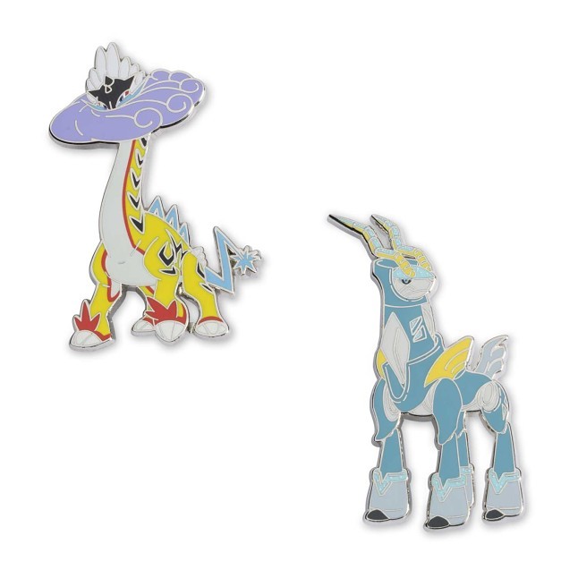 Raging Bolt & Iron Crown Pokémon Pins (2-Pack)