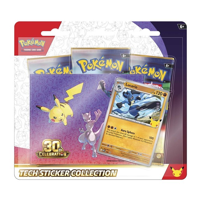 Pokémon TCG: 30th Celebration Tech Sticker Collection (Lucario)