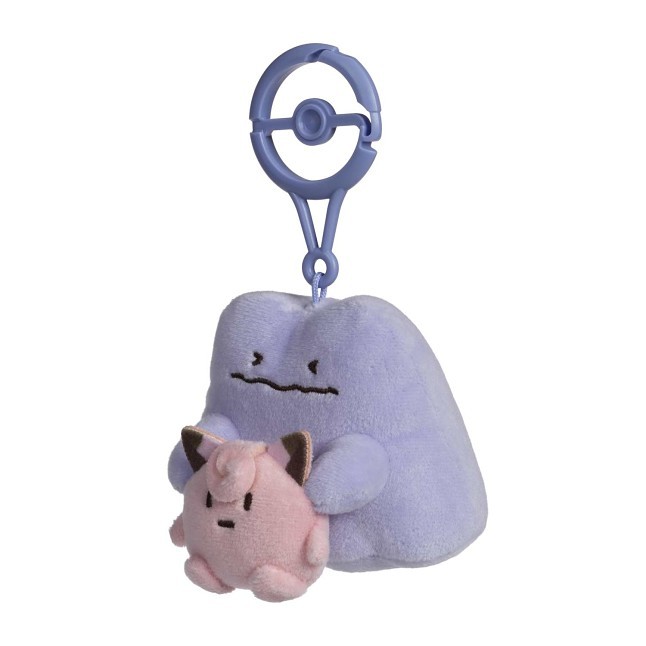 Ditto (Lonely) Pokémon Natures Plush Key Chain